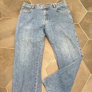 Ermenegildo Zegna Denim Jeans Mens 40/32 Wash Straight Leg Pants Italy